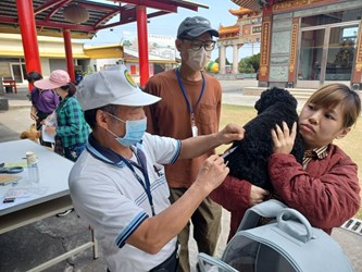 MAY JUNE 2024  roving dog and cat rabies vaccination and pet microchipping activity.